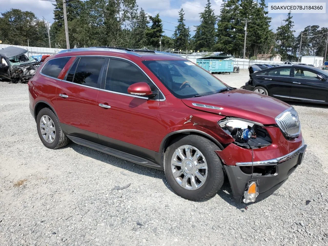 2011 Buick Enclave Cxl VIN: 5GAKVCED7BJ184360 Lot: 67512554