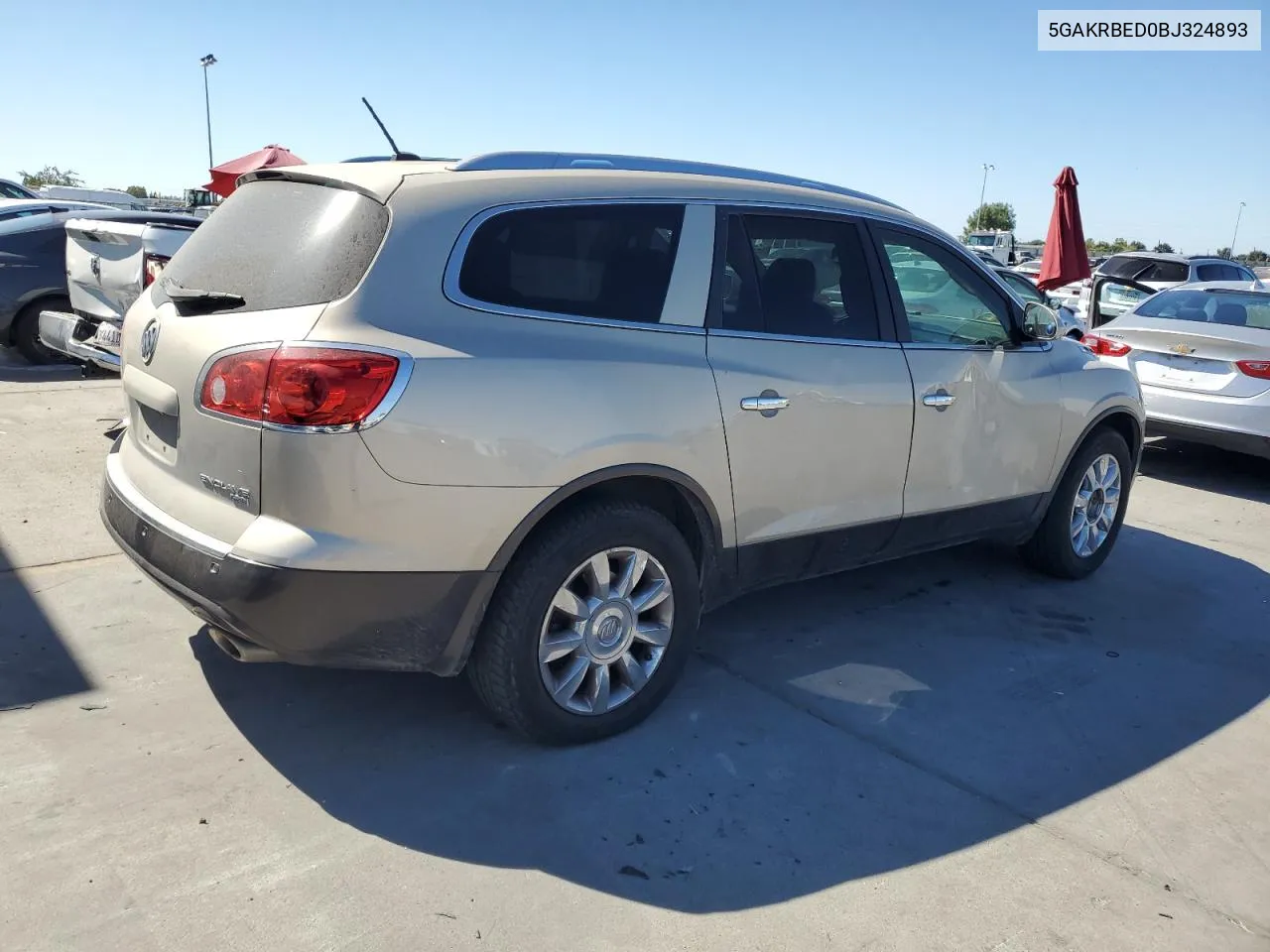 2011 Buick Enclave Cxl VIN: 5GAKRBED0BJ324893 Lot: 67598454