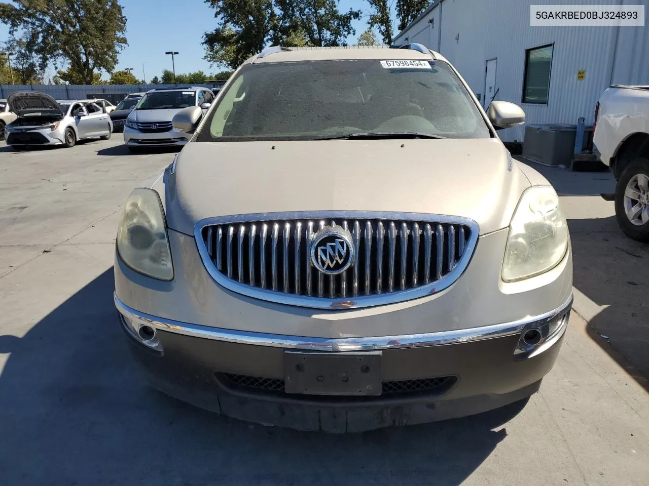 2011 Buick Enclave Cxl VIN: 5GAKRBED0BJ324893 Lot: 67598454