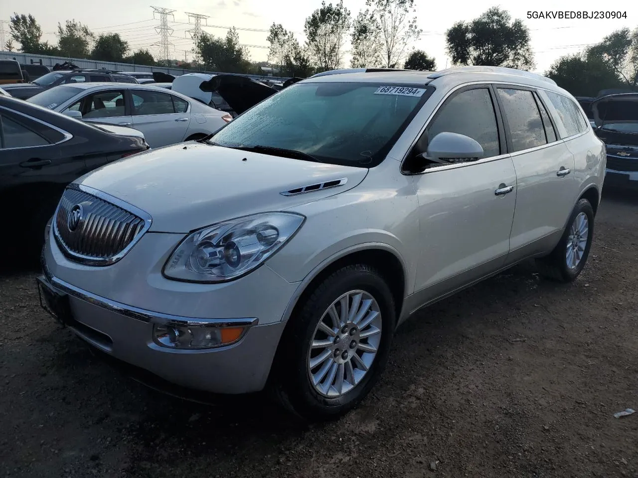 5GAKVBED8BJ230904 2011 Buick Enclave Cxl