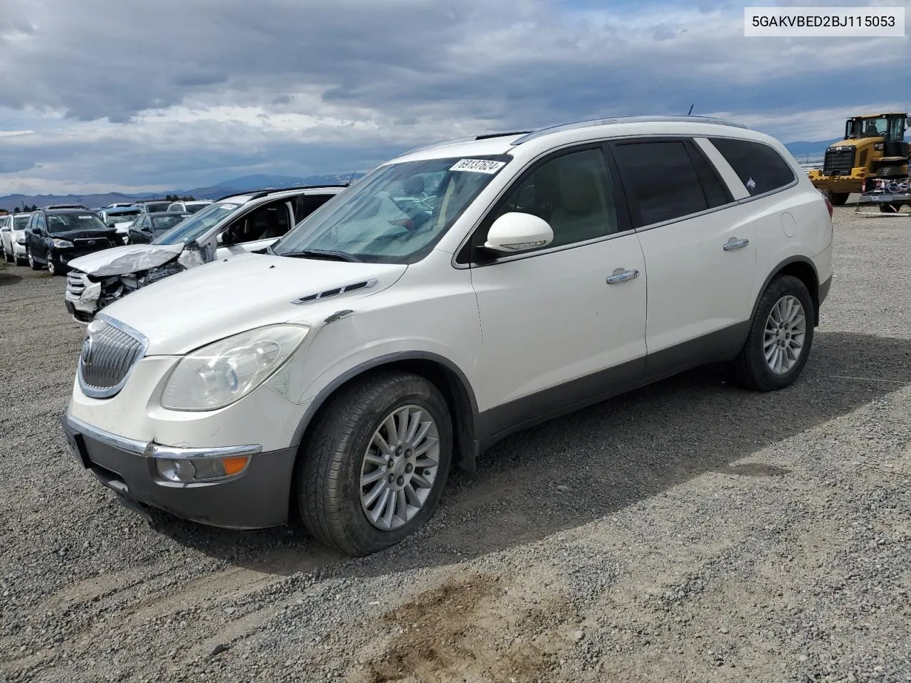 2011 Buick Enclave Cxl VIN: 5GAKVBED2BJ115053 Lot: 69137624