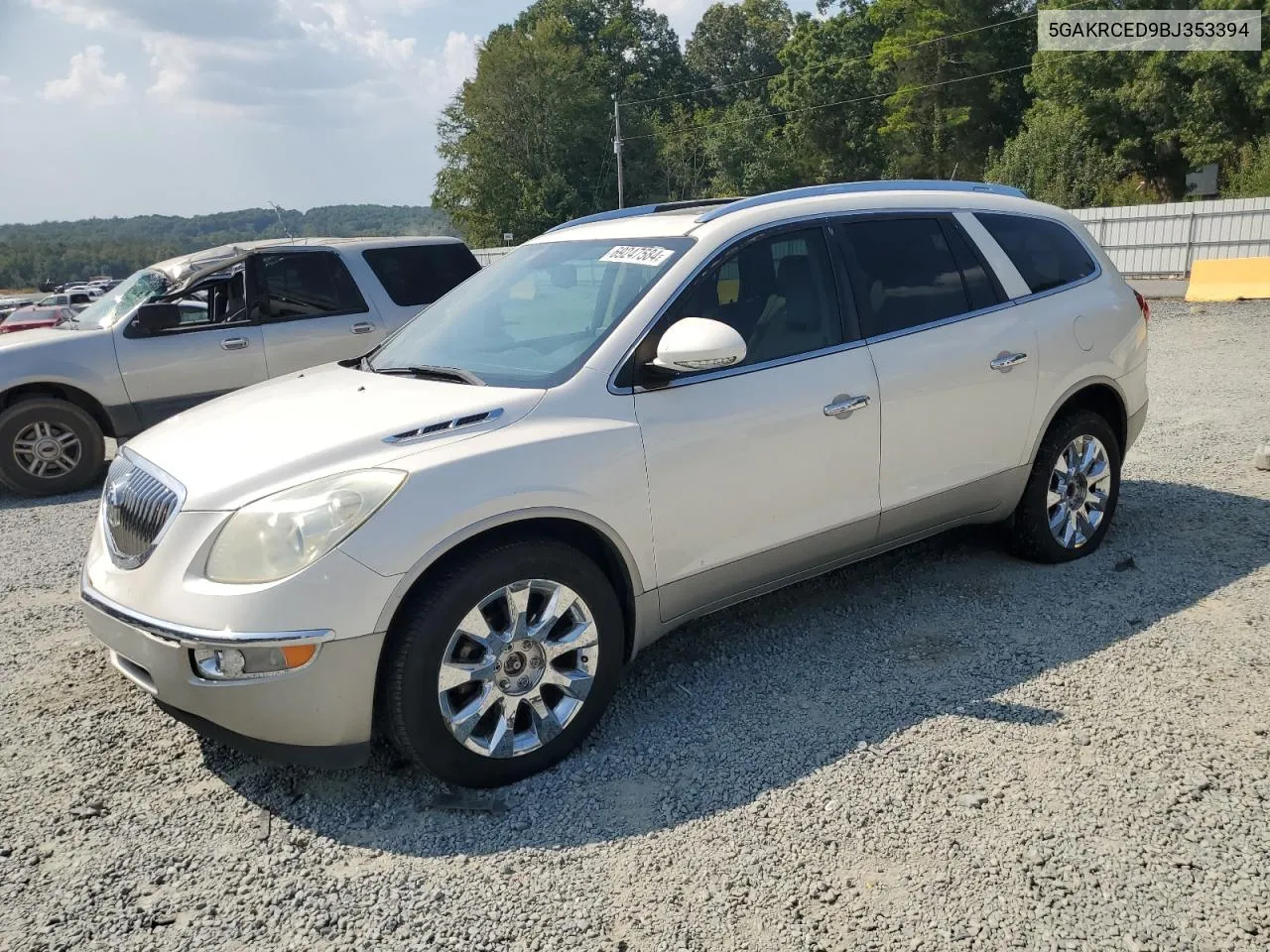 2011 Buick Enclave Cxl VIN: 5GAKRCED9BJ353394 Lot: 69247584