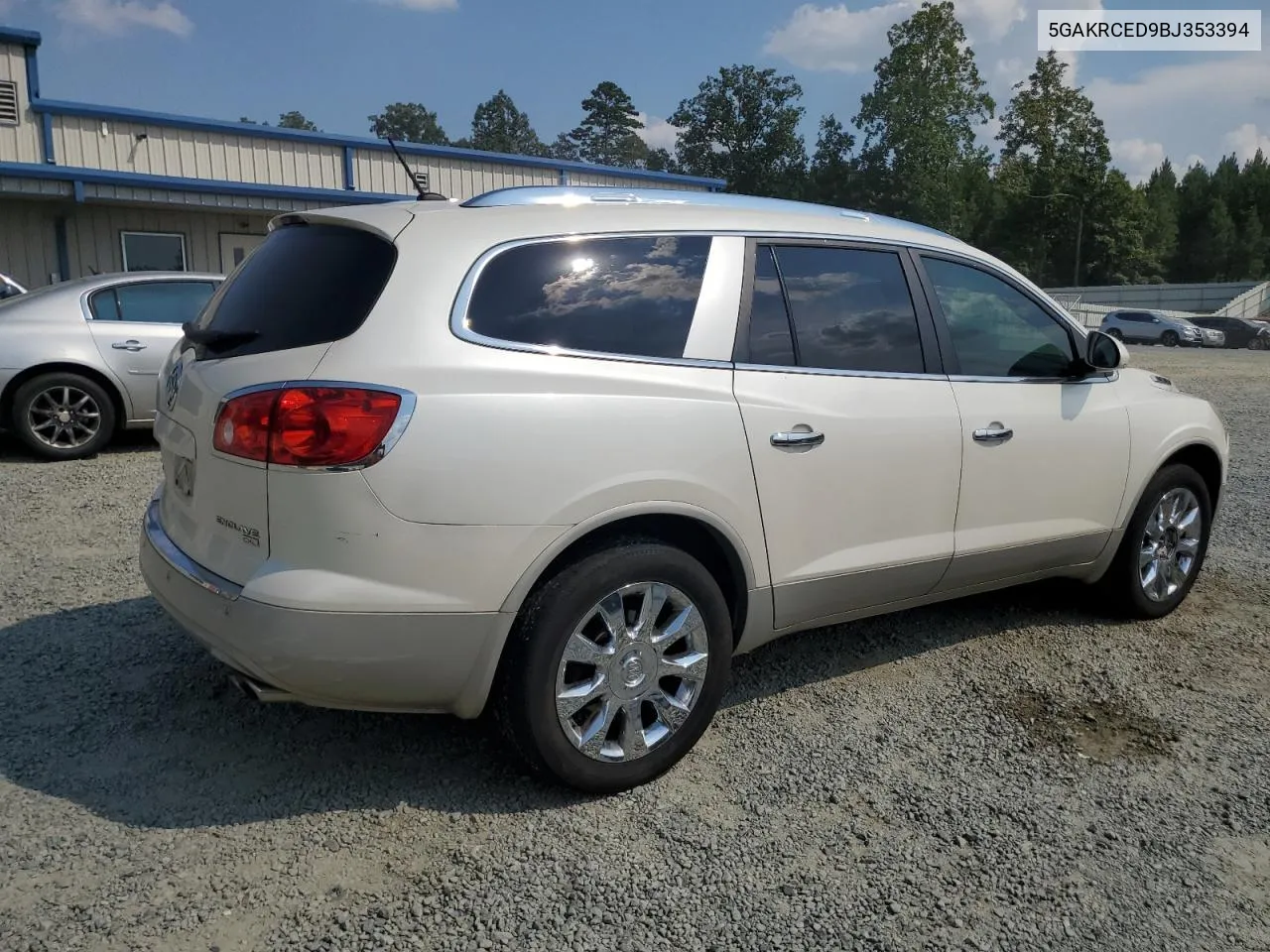 2011 Buick Enclave Cxl VIN: 5GAKRCED9BJ353394 Lot: 69247584