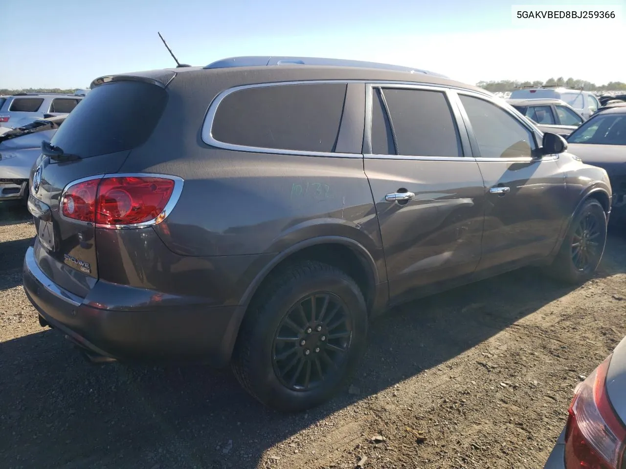 2011 Buick Enclave Cxl VIN: 5GAKVBED8BJ259366 Lot: 70457284