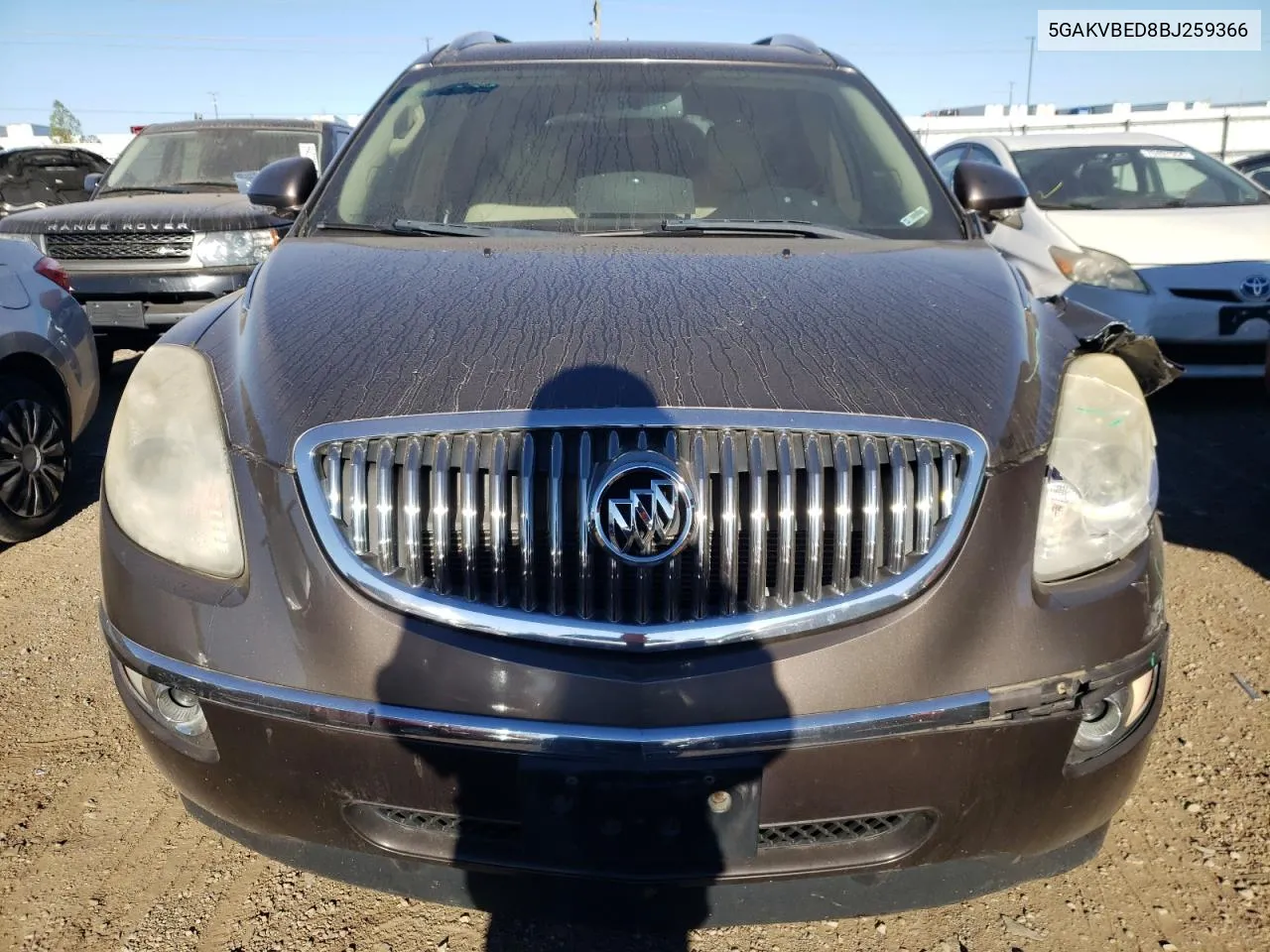 2011 Buick Enclave Cxl VIN: 5GAKVBED8BJ259366 Lot: 70457284