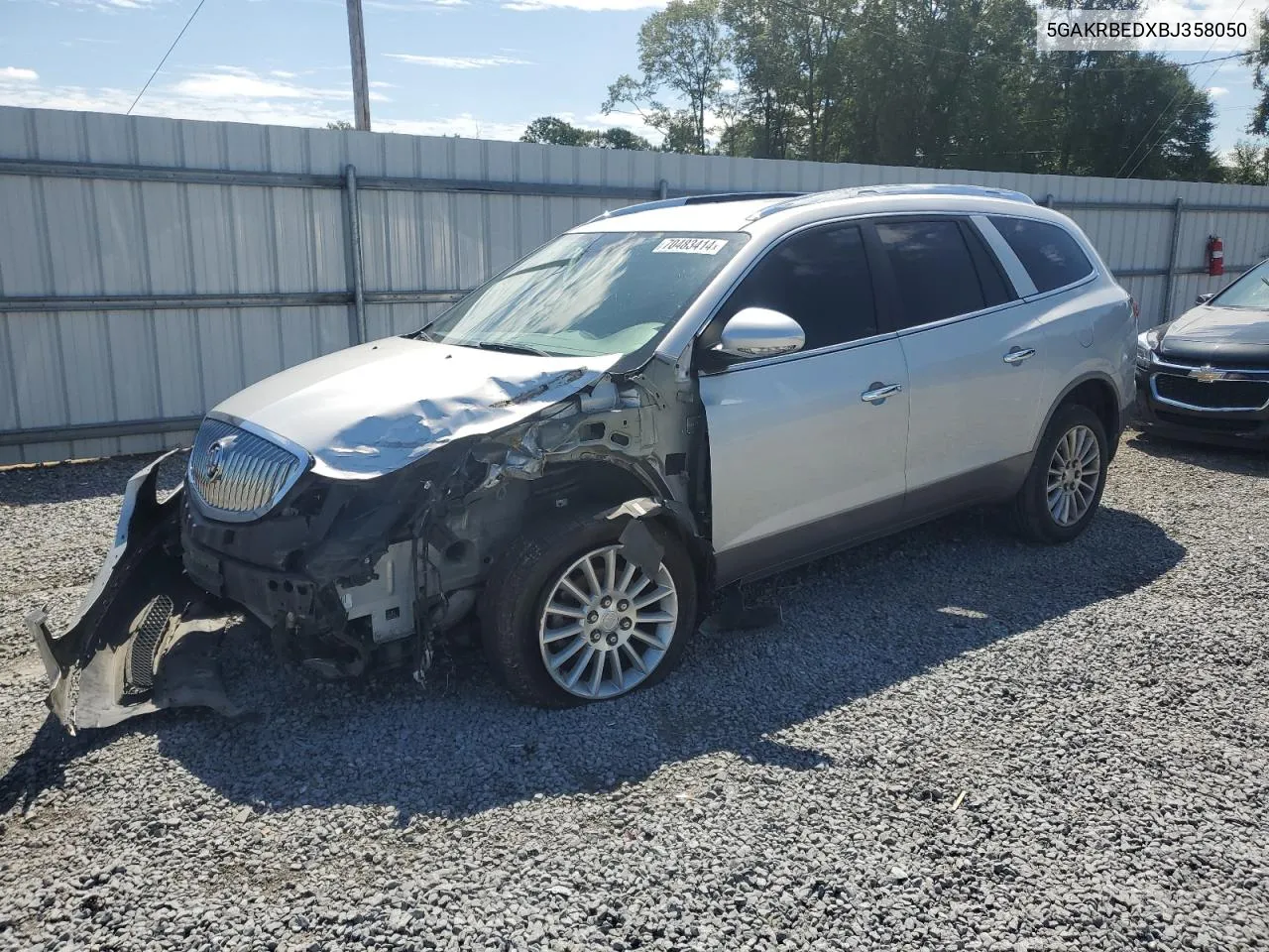 2011 Buick Enclave Cxl VIN: 5GAKRBEDXBJ358050 Lot: 70483414