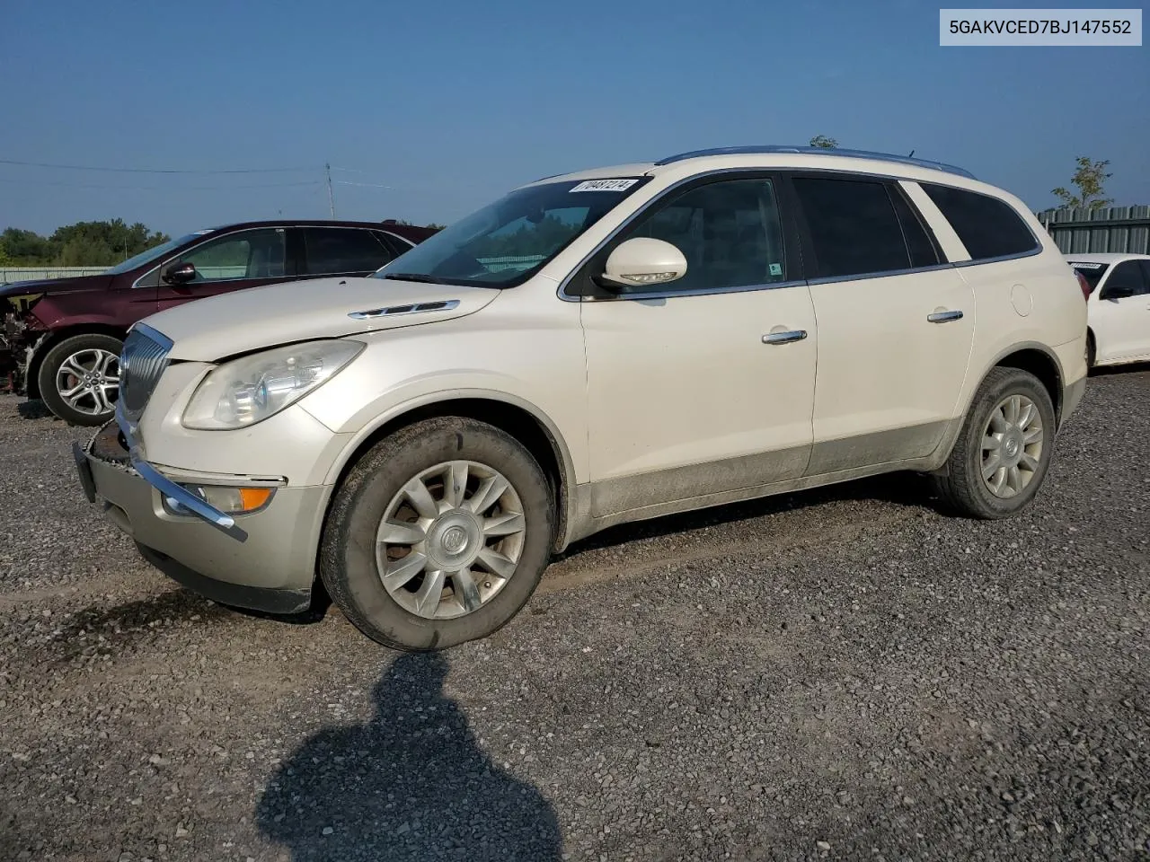 2011 Buick Enclave Cxl VIN: 5GAKVCED7BJ147552 Lot: 70487274