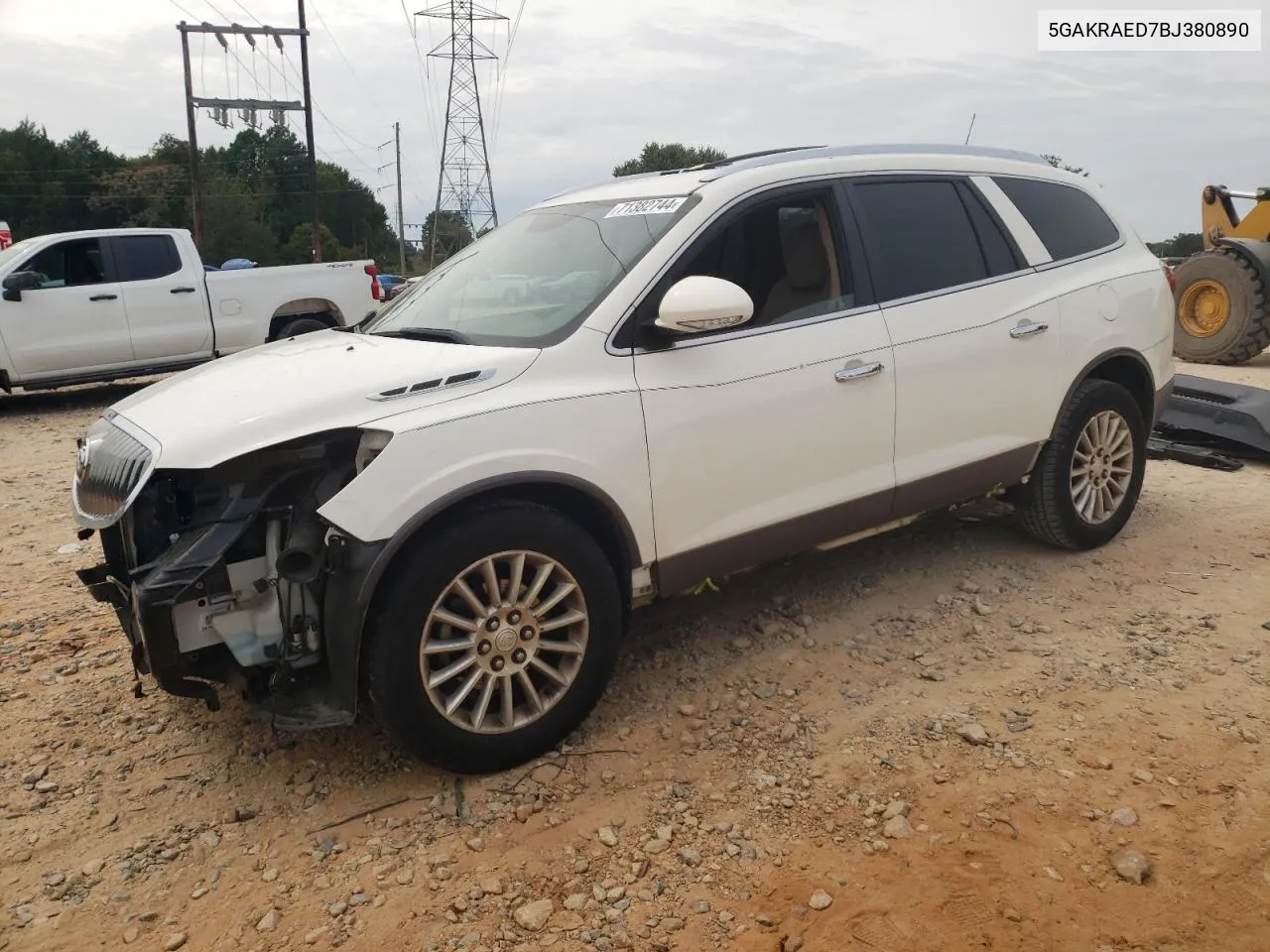 2011 Buick Enclave Cx VIN: 5GAKRAED7BJ380890 Lot: 71382744