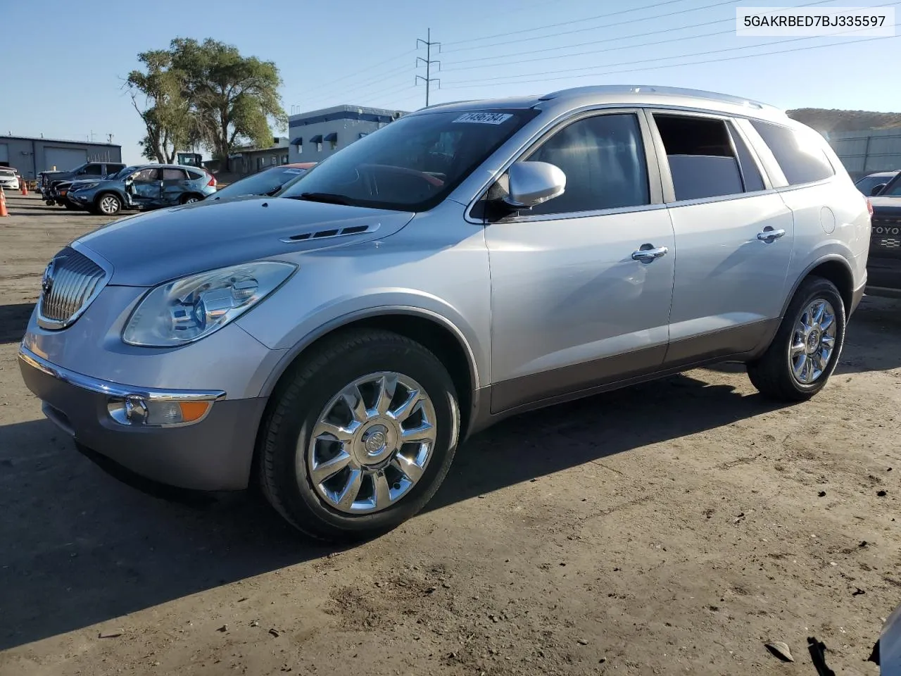 2011 Buick Enclave Cxl VIN: 5GAKRBED7BJ335597 Lot: 71496784