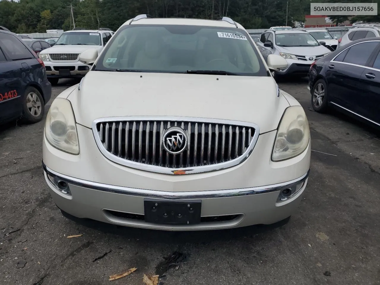 2011 Buick Enclave Cxl VIN: 5GAKVBED0BJ157656 Lot: 71616934