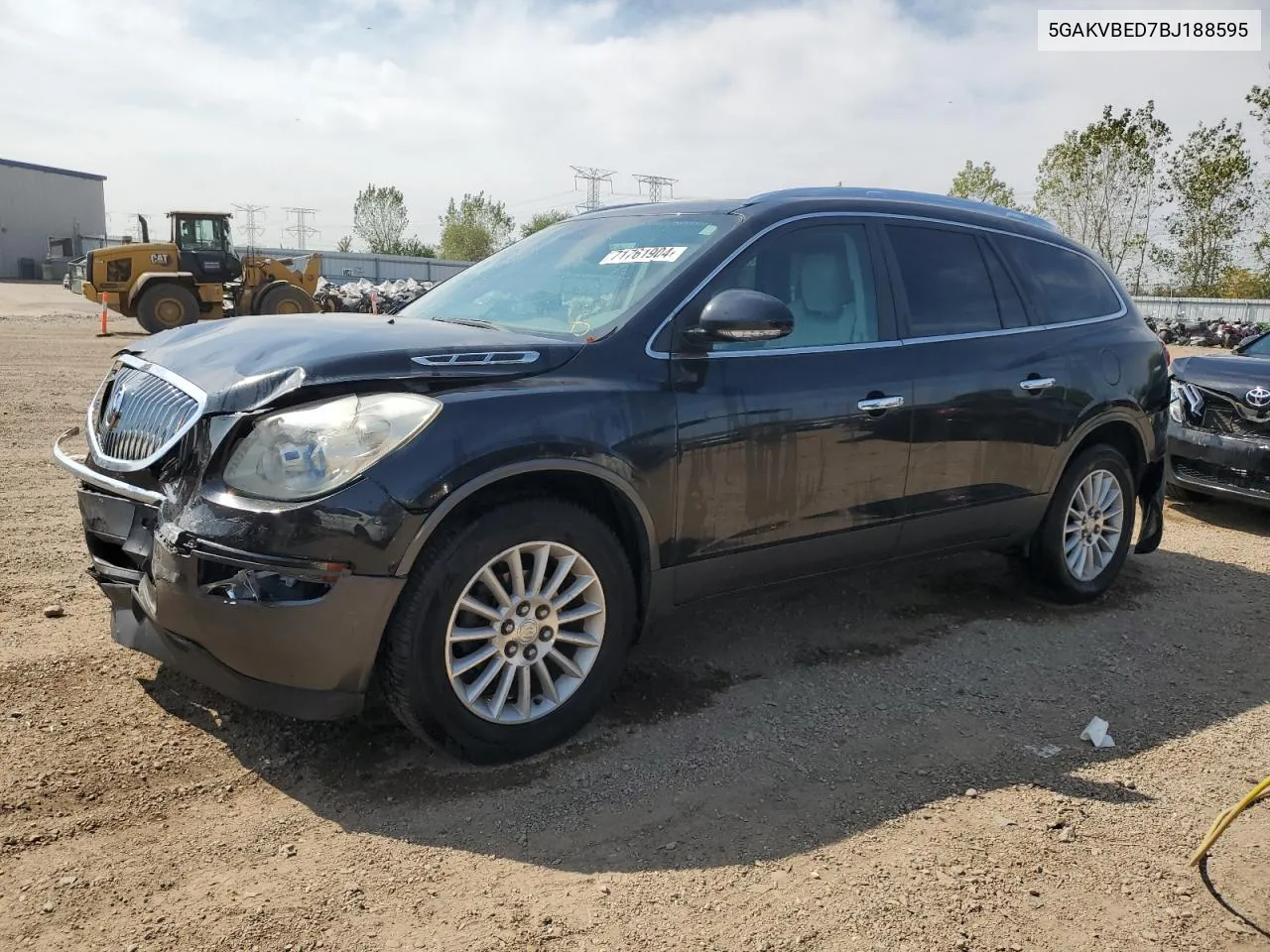 5GAKVBED7BJ188595 2011 Buick Enclave Cxl