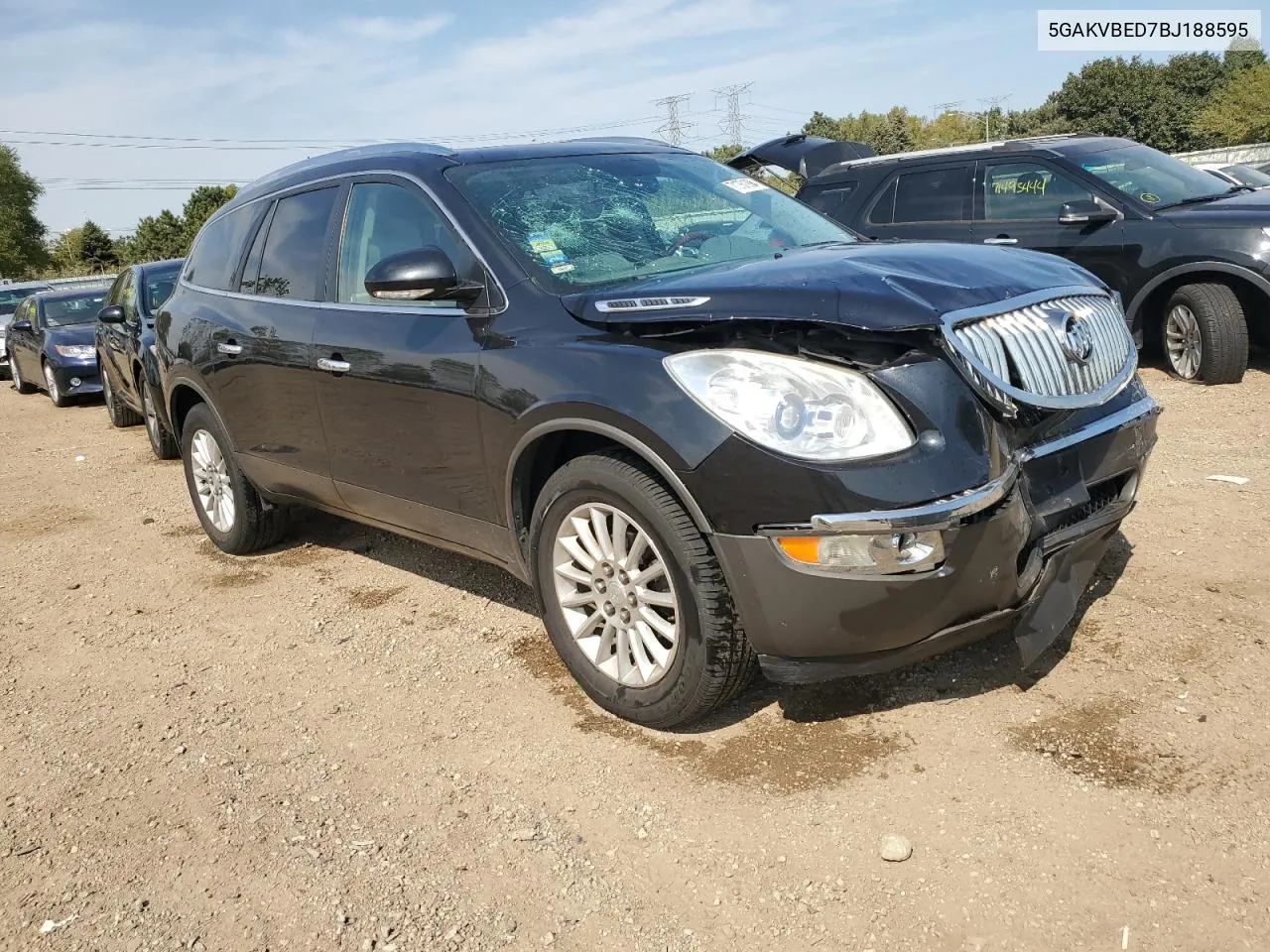 5GAKVBED7BJ188595 2011 Buick Enclave Cxl