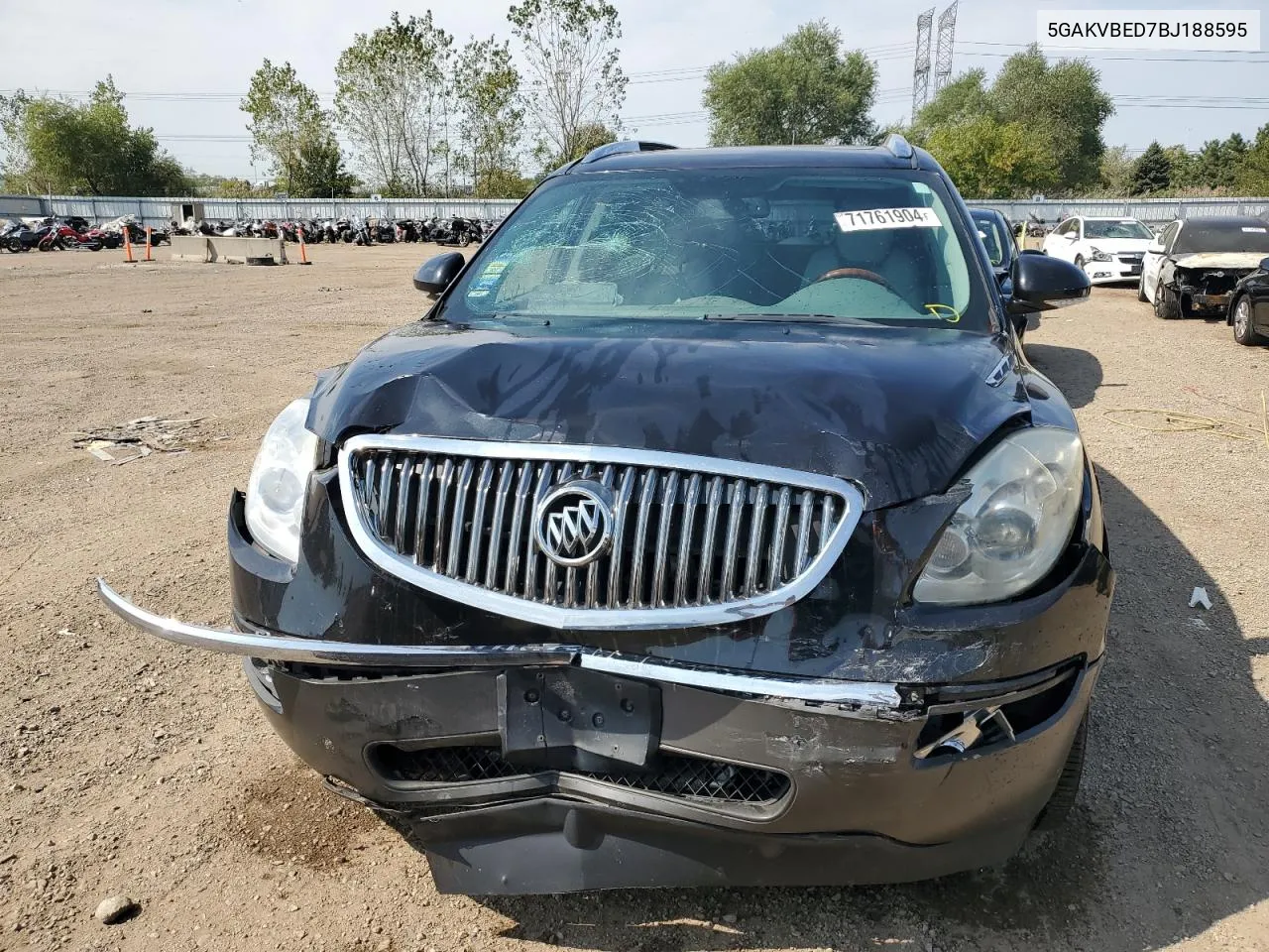 2011 Buick Enclave Cxl VIN: 5GAKVBED7BJ188595 Lot: 71761904