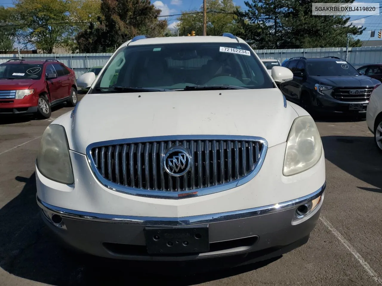 2011 Buick Enclave Cxl VIN: 5GAKRBEDXBJ419820 Lot: 72162234