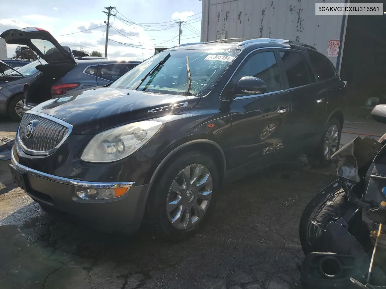 2011 Buick Enclave Cxl VIN: 5GAKVCEDXBJ316561 Lot: 73043154