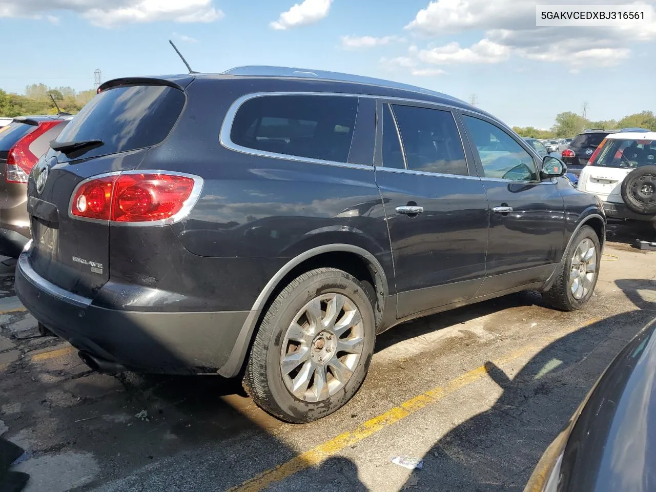 5GAKVCEDXBJ316561 2011 Buick Enclave Cxl