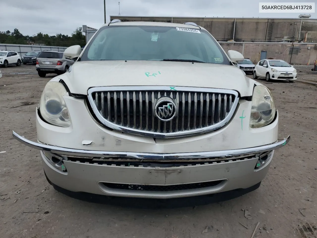 2011 Buick Enclave Cxl VIN: 5GAKRCED6BJ413728 Lot: 73384354