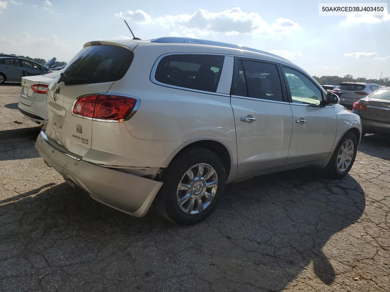 2011 Buick Enclave Cxl VIN: 5GAKRCED3BJ403450 Lot: 73461964