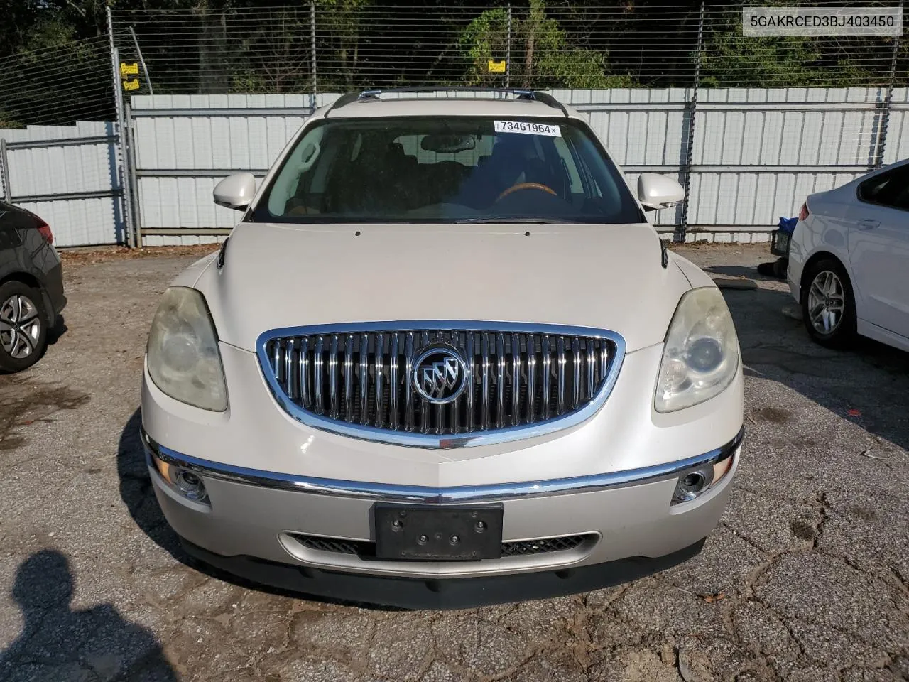 2011 Buick Enclave Cxl VIN: 5GAKRCED3BJ403450 Lot: 73461964