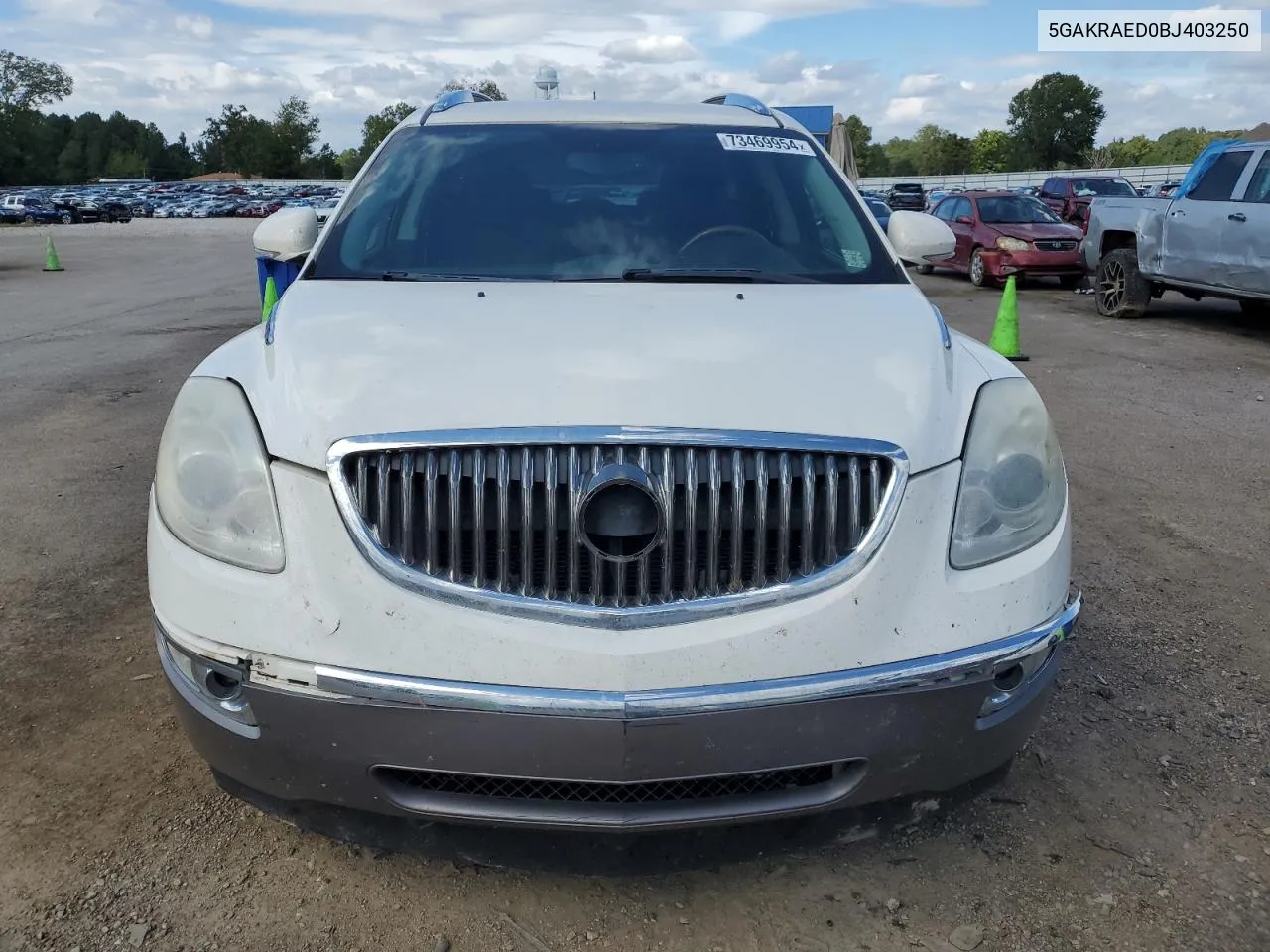 2011 Buick Enclave Cx VIN: 5GAKRAED0BJ403250 Lot: 73469954