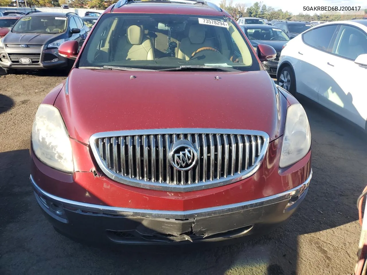 2011 Buick Enclave Cxl VIN: 5GAKRBED6BJ200417 Lot: 73578294