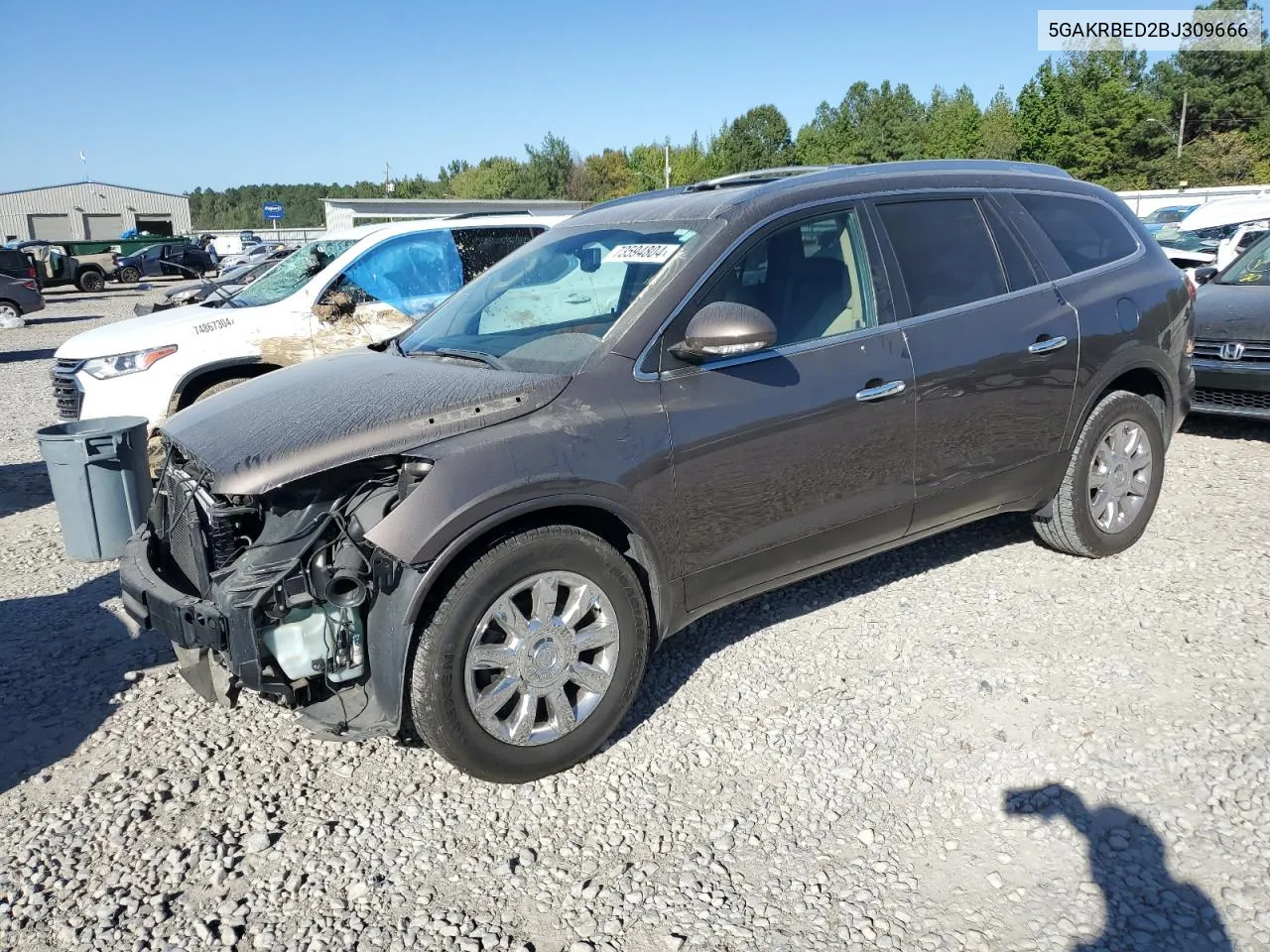 2011 Buick Enclave Cxl VIN: 5GAKRBED2BJ309666 Lot: 73594804