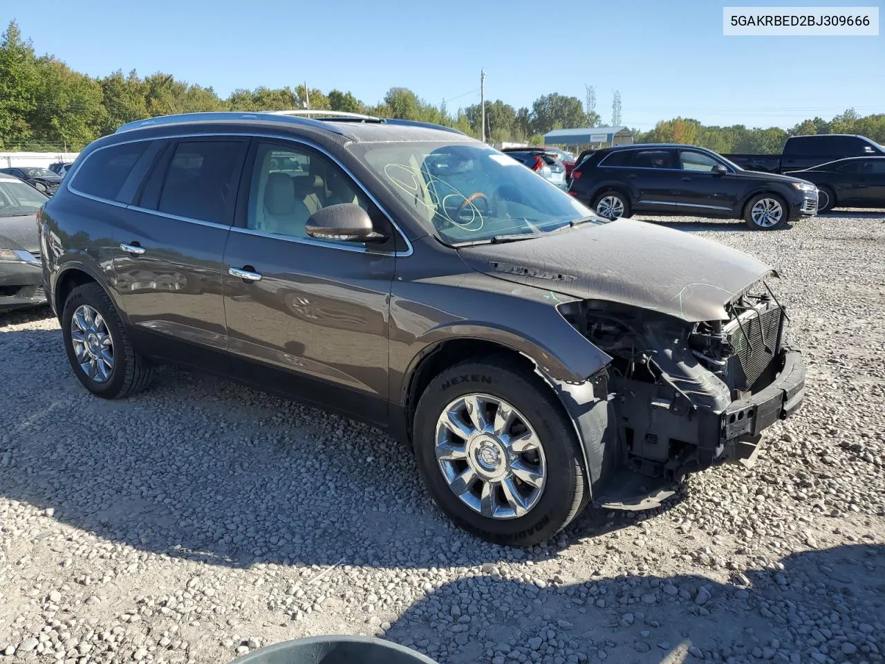 2011 Buick Enclave Cxl VIN: 5GAKRBED2BJ309666 Lot: 73594804