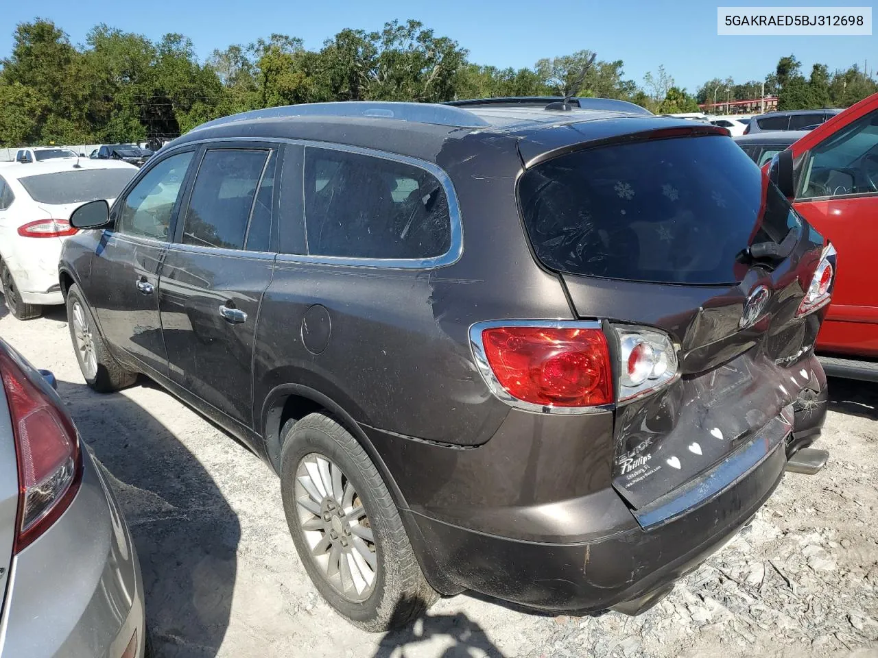 2011 Buick Enclave Cx VIN: 5GAKRAED5BJ312698 Lot: 74225174