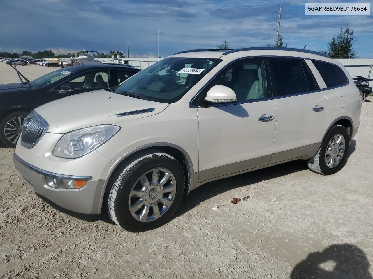 2011 Buick Enclave Cxl VIN: 5GAKRBED9BJ196654 Lot: 74433514