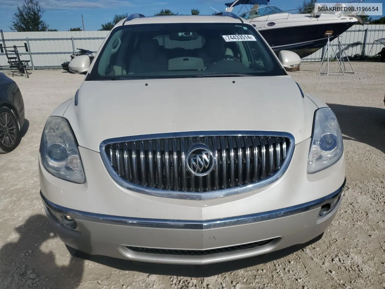 2011 Buick Enclave Cxl VIN: 5GAKRBED9BJ196654 Lot: 74433514