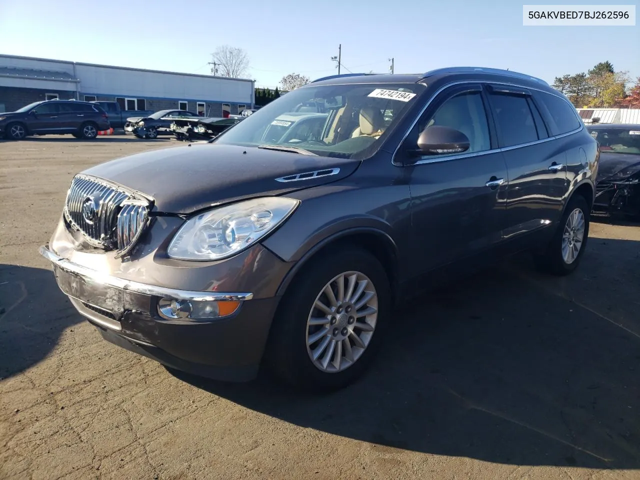 2011 Buick Enclave Cxl VIN: 5GAKVBED7BJ262596 Lot: 74742194