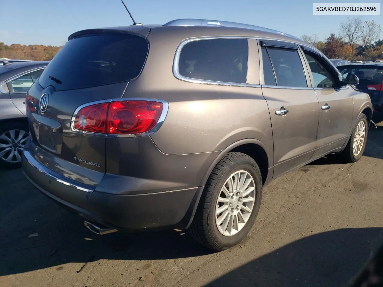 2011 Buick Enclave Cxl VIN: 5GAKVBED7BJ262596 Lot: 74742194