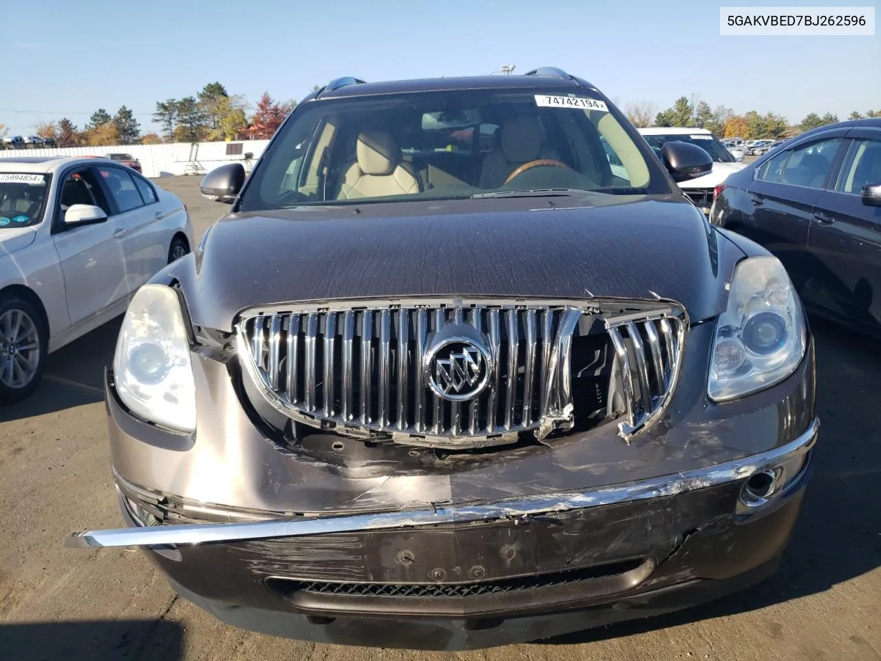 2011 Buick Enclave Cxl VIN: 5GAKVBED7BJ262596 Lot: 74742194