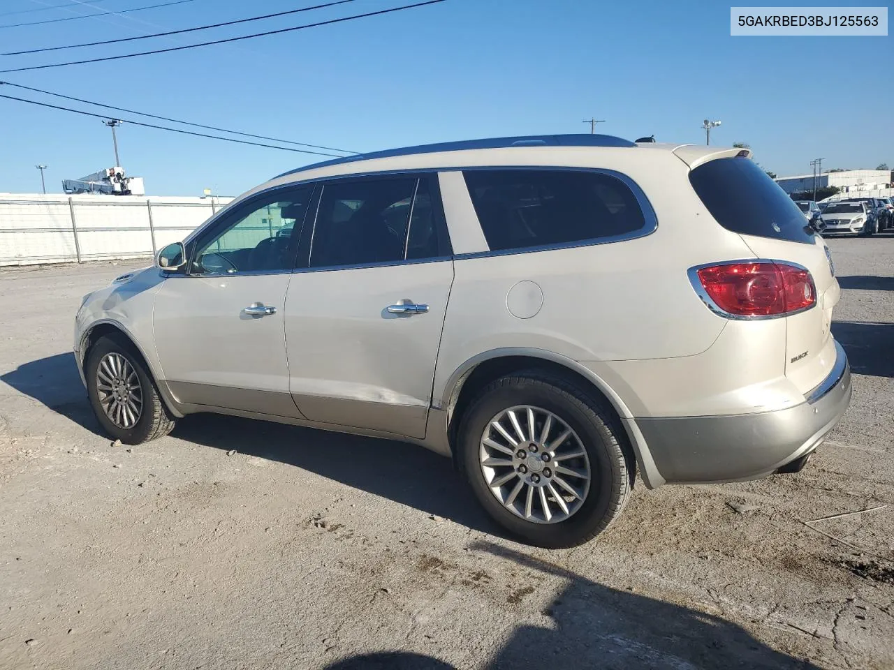 2011 Buick Enclave Cxl VIN: 5GAKRBED3BJ125563 Lot: 74907524