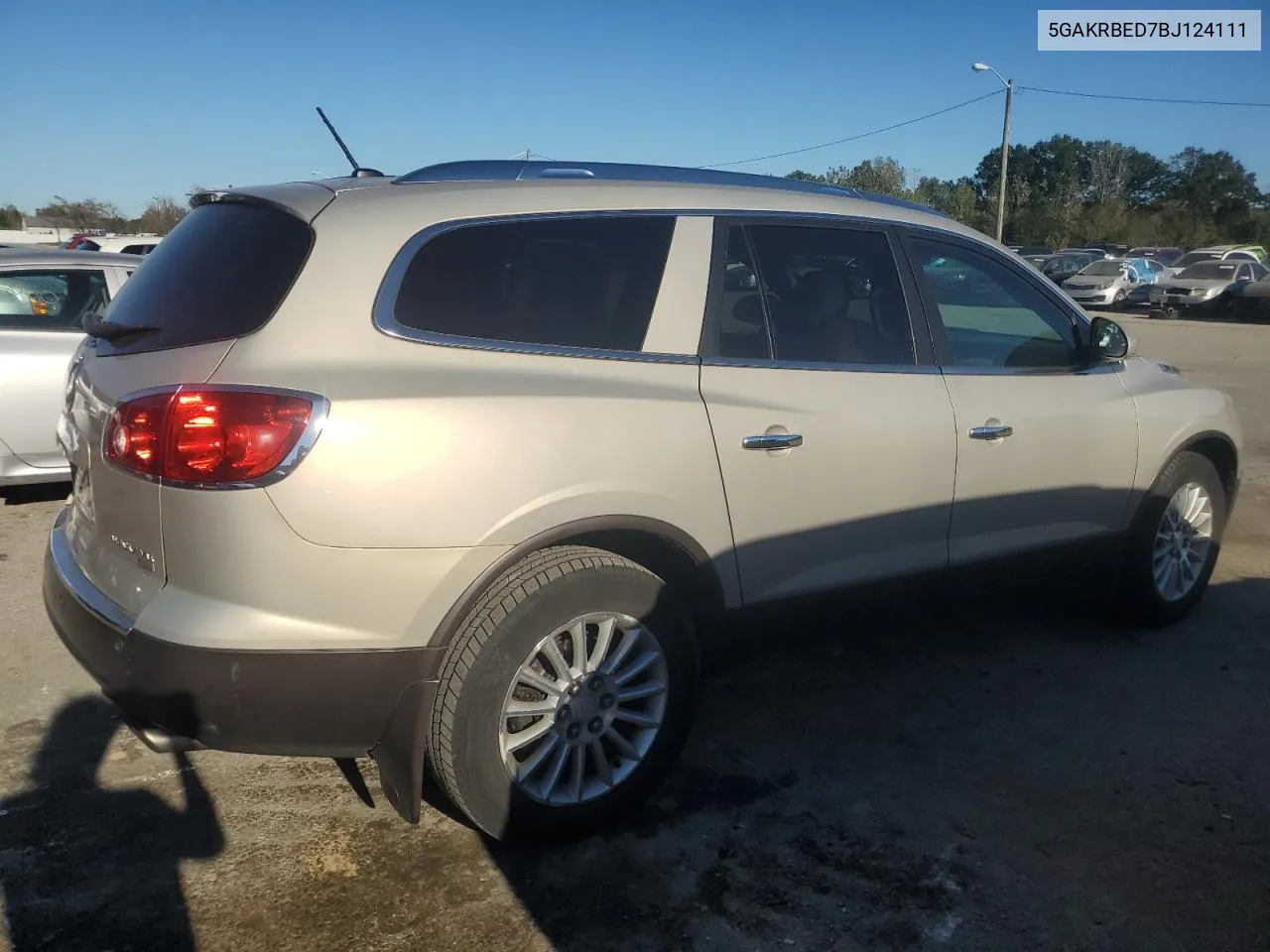 2011 Buick Enclave Cxl VIN: 5GAKRBED7BJ124111 Lot: 75115954