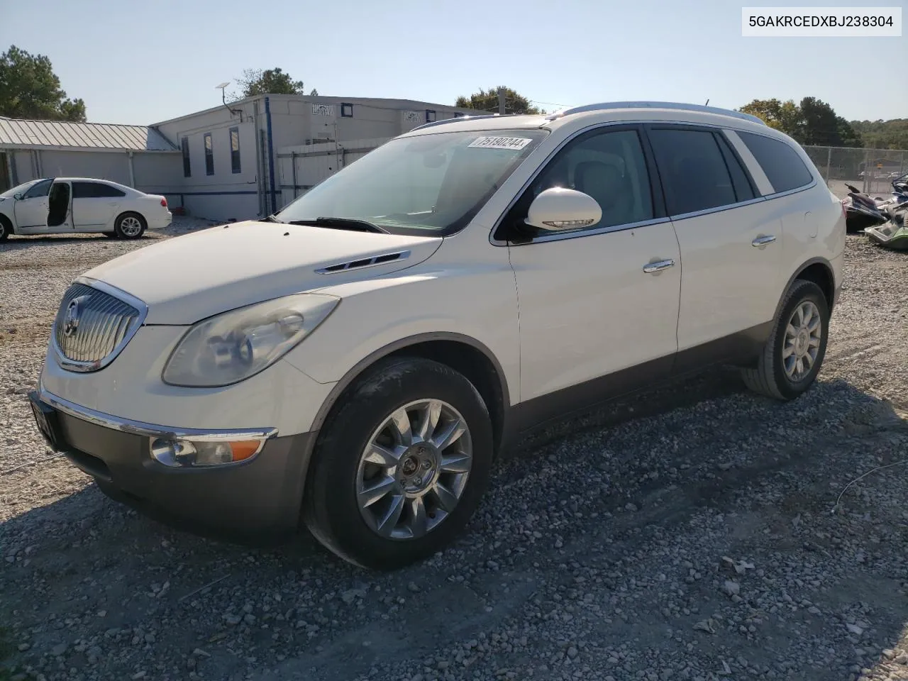 2011 Buick Enclave Cxl VIN: 5GAKRCEDXBJ238304 Lot: 75190244