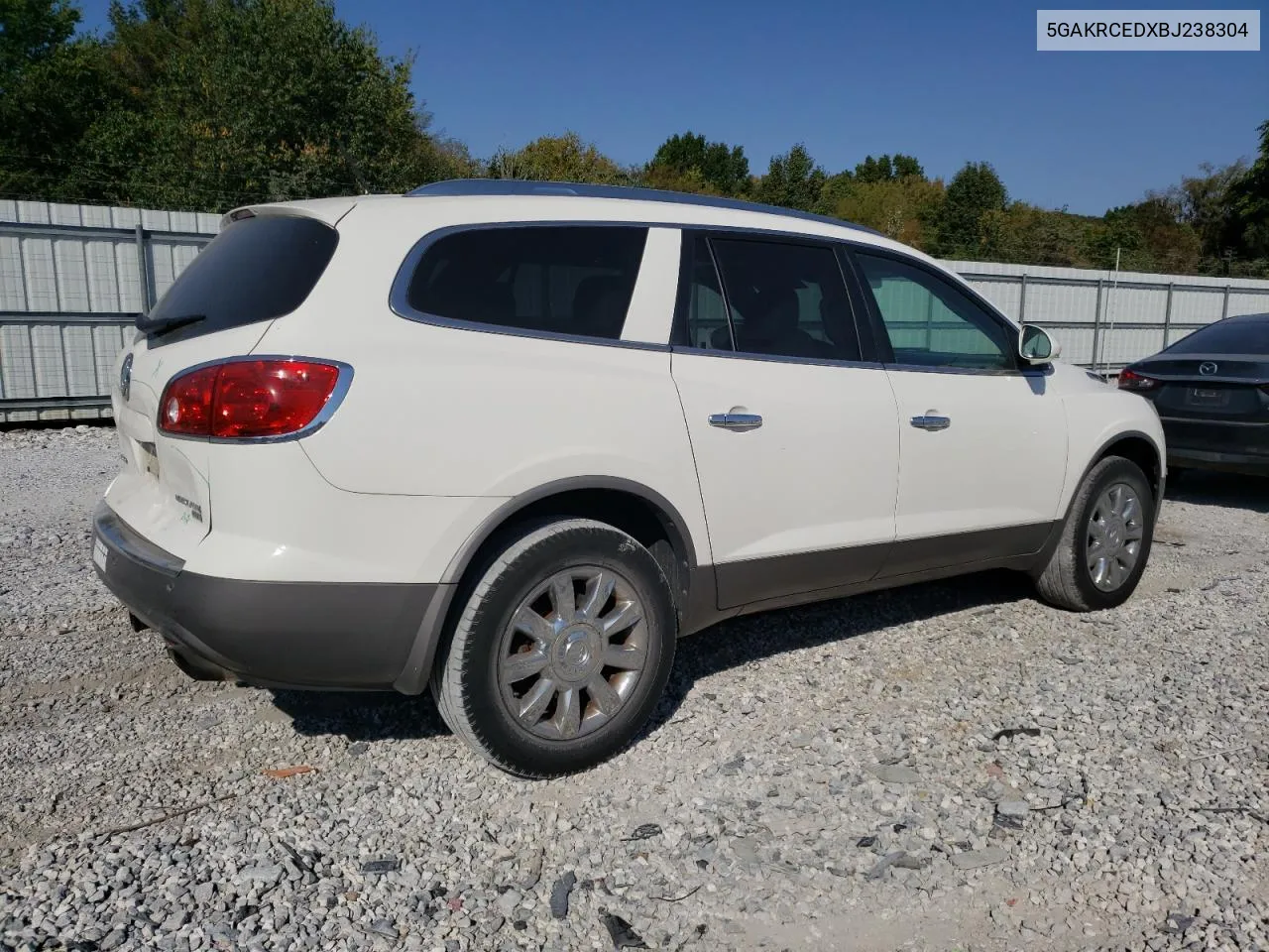 2011 Buick Enclave Cxl VIN: 5GAKRCEDXBJ238304 Lot: 75190244