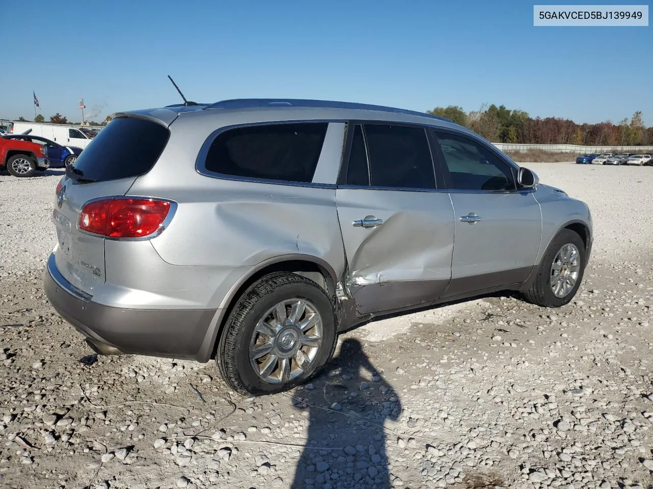 2011 Buick Enclave Cxl VIN: 5GAKVCED5BJ139949 Lot: 75462434