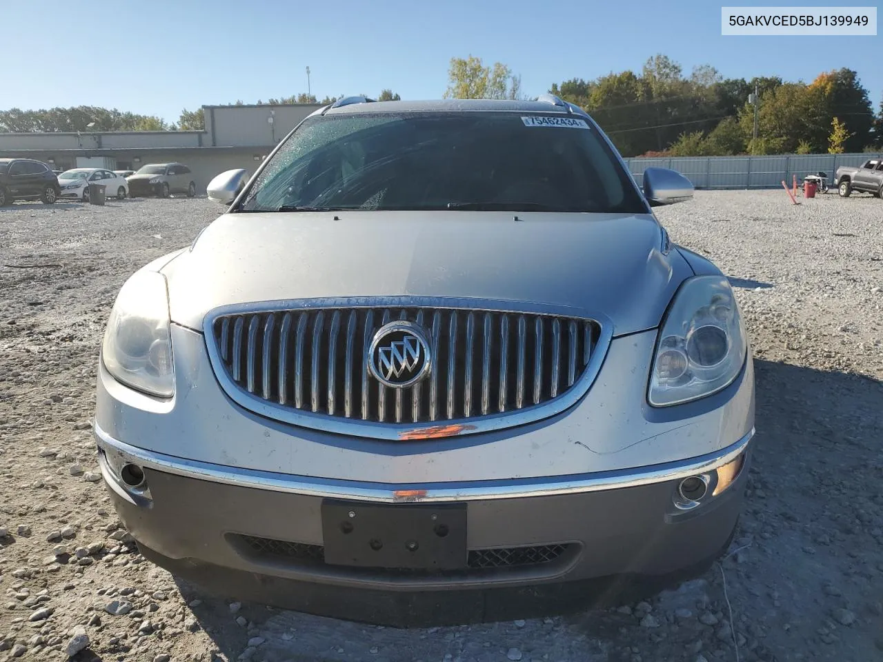 2011 Buick Enclave Cxl VIN: 5GAKVCED5BJ139949 Lot: 75462434