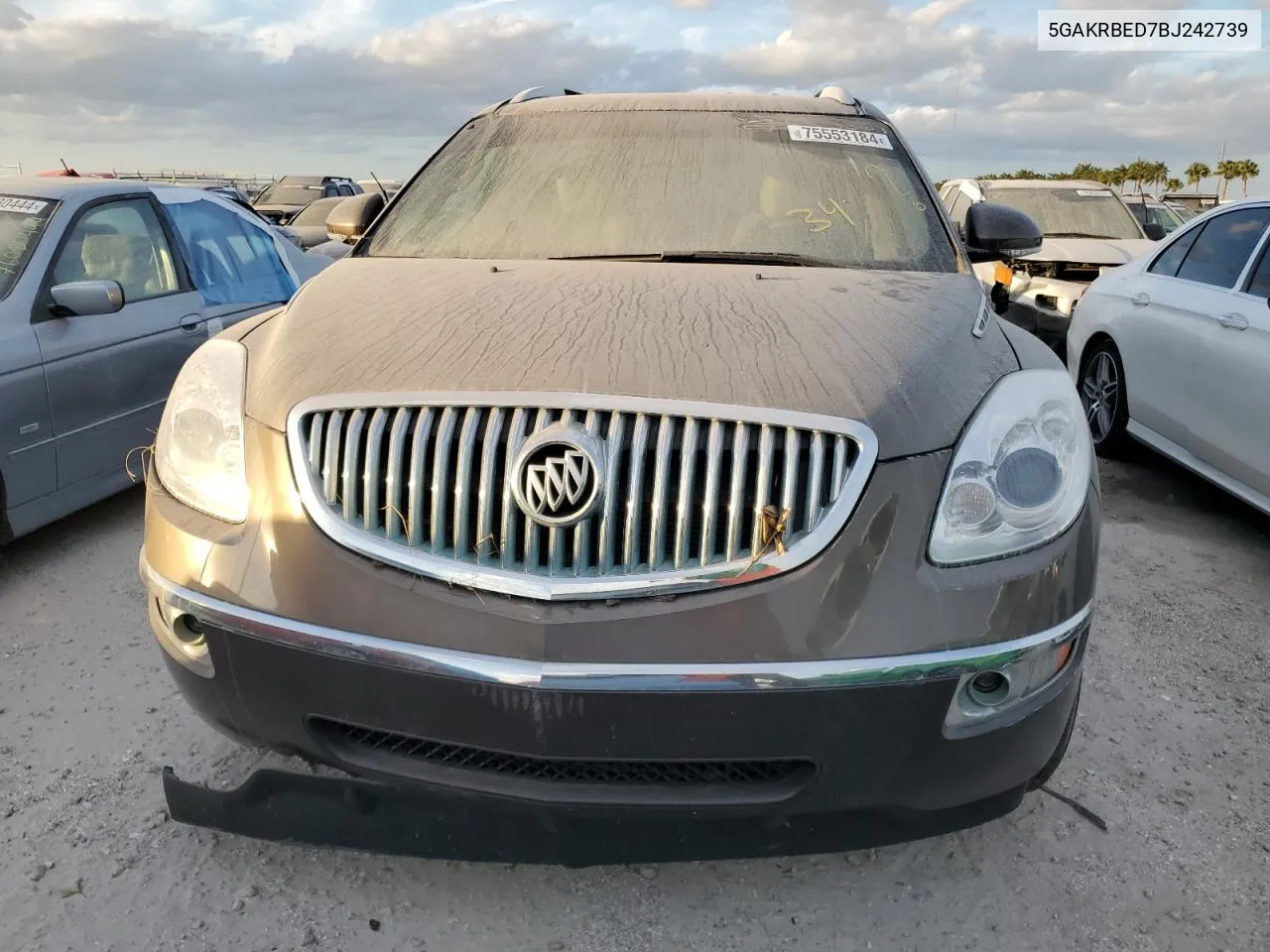 2011 Buick Enclave Cxl VIN: 5GAKRBED7BJ242739 Lot: 75553184