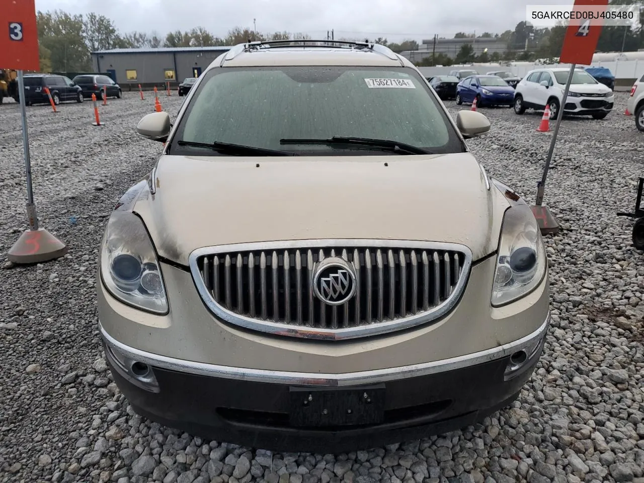 2011 Buick Enclave Cxl VIN: 5GAKRCED0BJ405480 Lot: 75627184