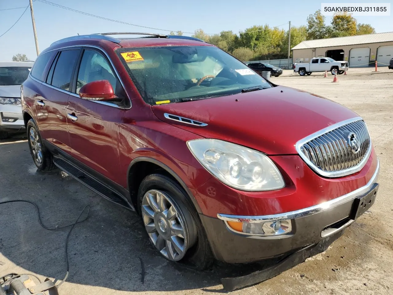 2011 Buick Enclave Cxl VIN: 5GAKVBEDXBJ311855 Lot: 75760904