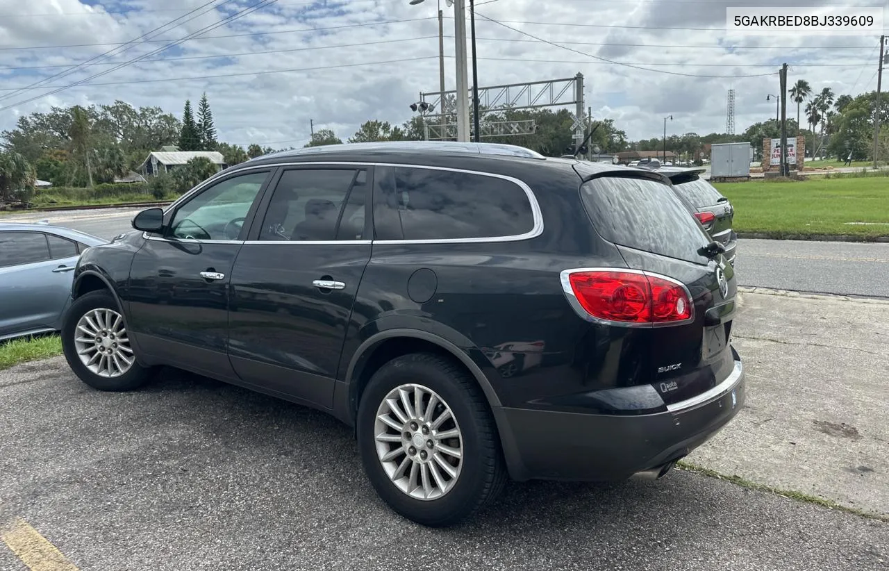 2011 Buick Enclave Cxl VIN: 5GAKRBED8BJ339609 Lot: 76077134