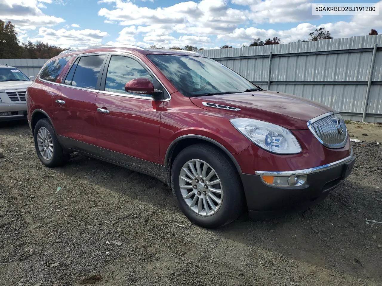 2011 Buick Enclave Cxl VIN: 5GAKRBED2BJ191280 Lot: 76291034