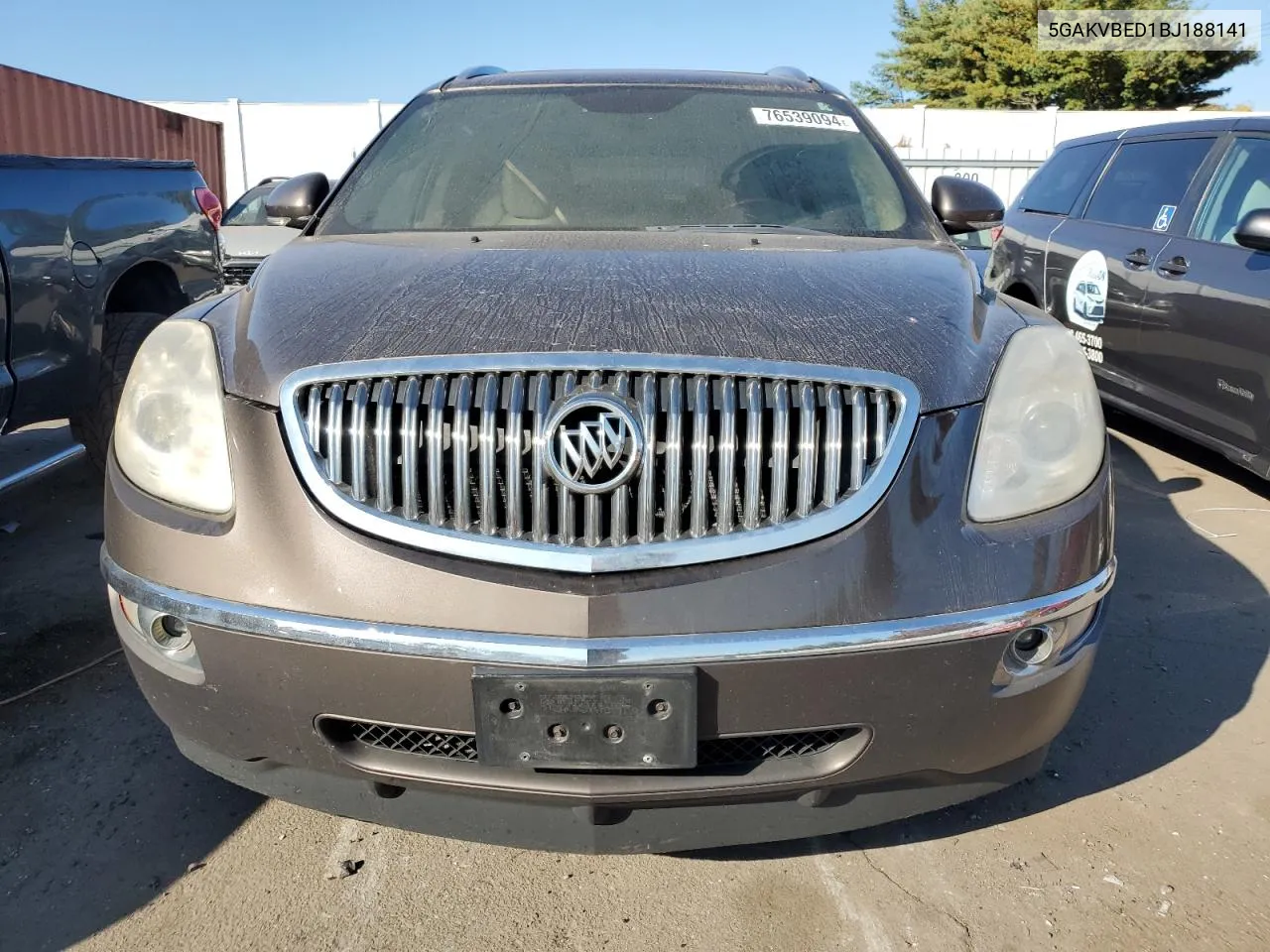 2011 Buick Enclave Cxl VIN: 5GAKVBED1BJ188141 Lot: 76539094