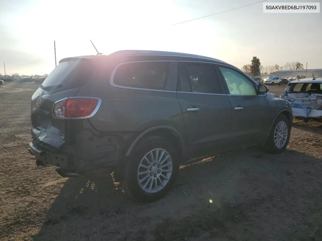 2011 Buick Enclave Cxl VIN: 5GAKVBED6BJ197093 Lot: 76793564