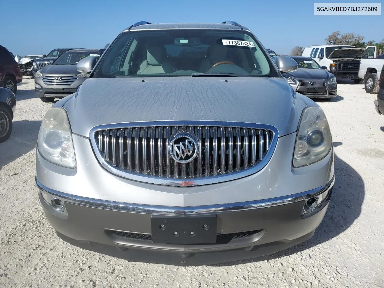 2011 Buick Enclave Cxl VIN: 5GAKVBED7BJ272609 Lot: 77307524