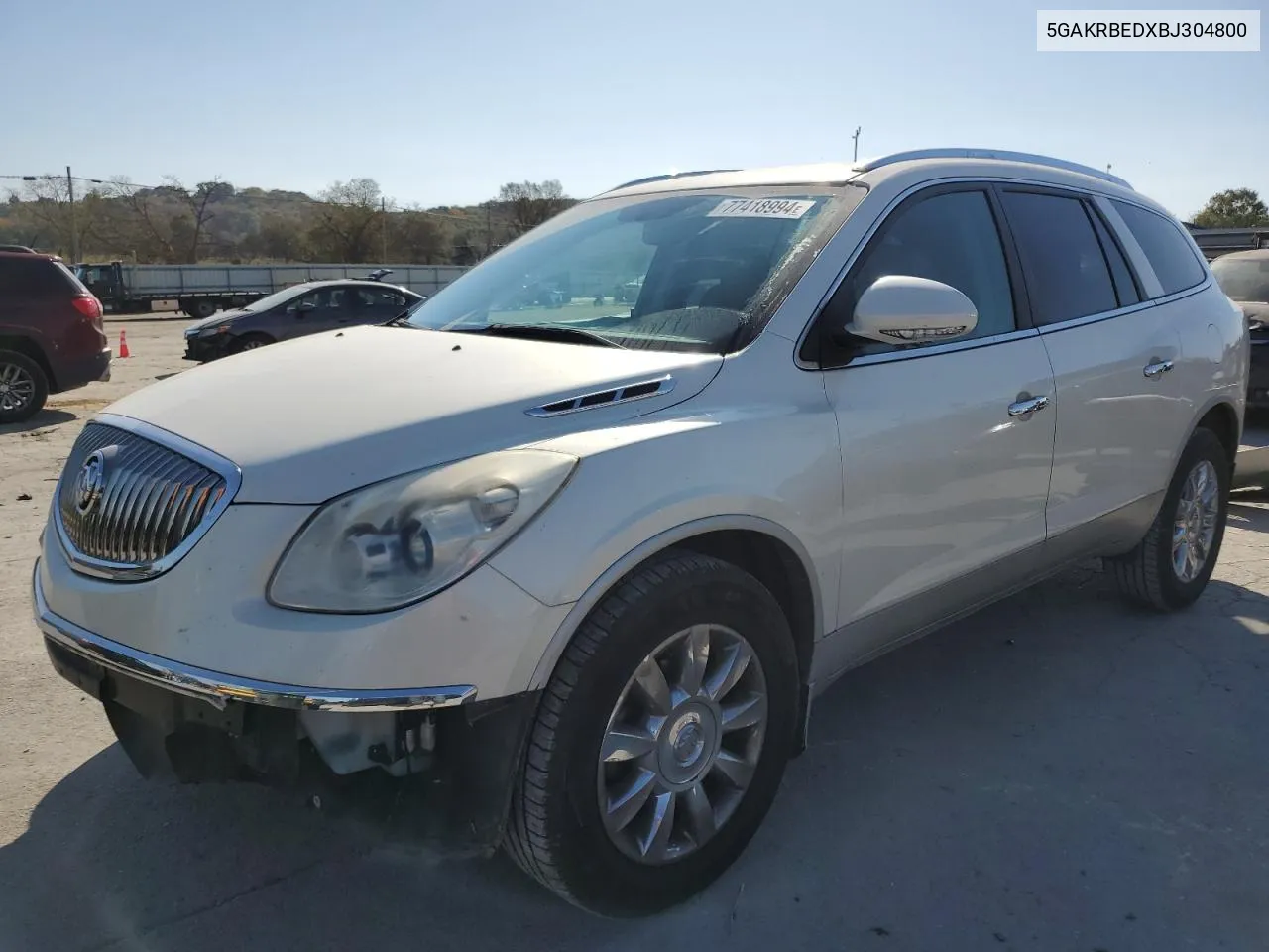 2011 Buick Enclave Cxl VIN: 5GAKRBEDXBJ304800 Lot: 77418994