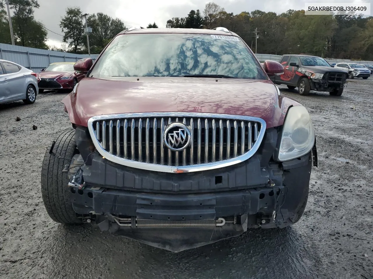 2011 Buick Enclave Cxl VIN: 5GAKRBED0BJ306409 Lot: 77612034