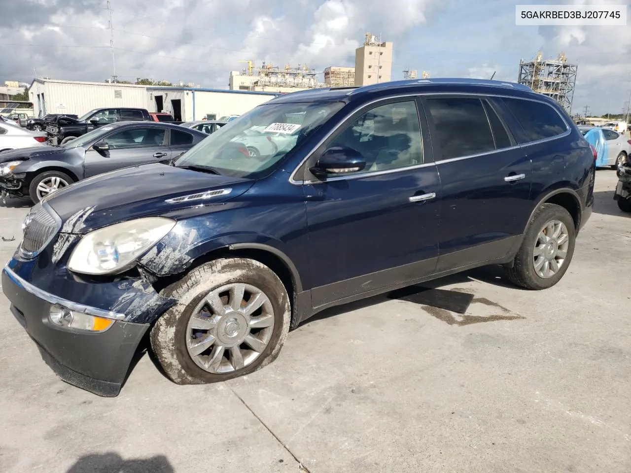 2011 Buick Enclave Cxl VIN: 5GAKRBED3BJ207745 Lot: 77885434